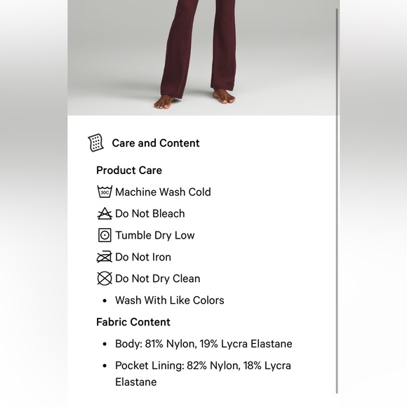 Lululemon Flare Pant Nulu BNWT! - Picture 5 of 11